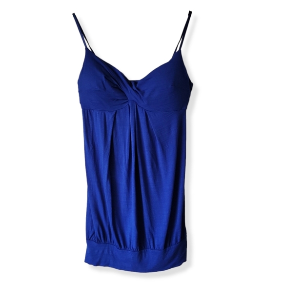 Xxi Made in the USA Blue Padded Tank Size S - Picture 1 of 10